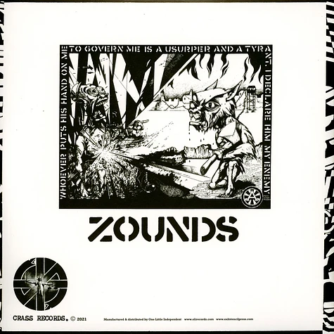 Zounds - Can't Cheat Karma War Subvert