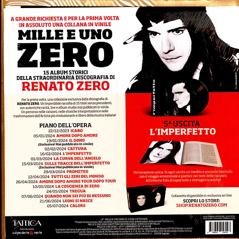 Renato Zero - L'imperfetto