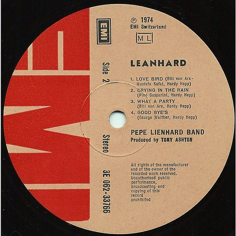 Pepe Lienhard - Leanhard