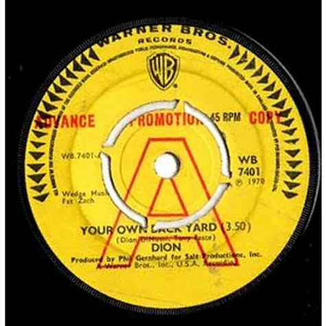 Dion - Your Own Back Yard