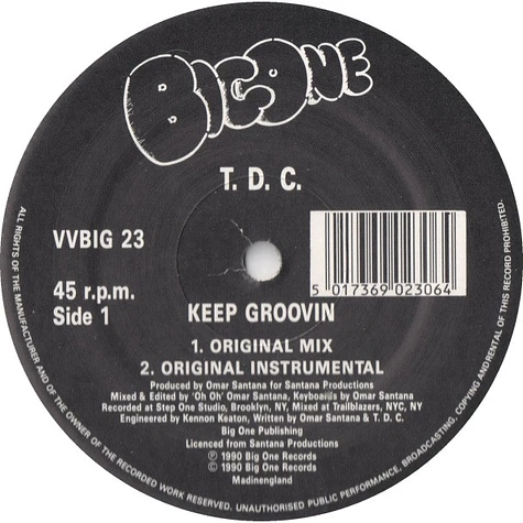 T.D.C. - Keep Groovin