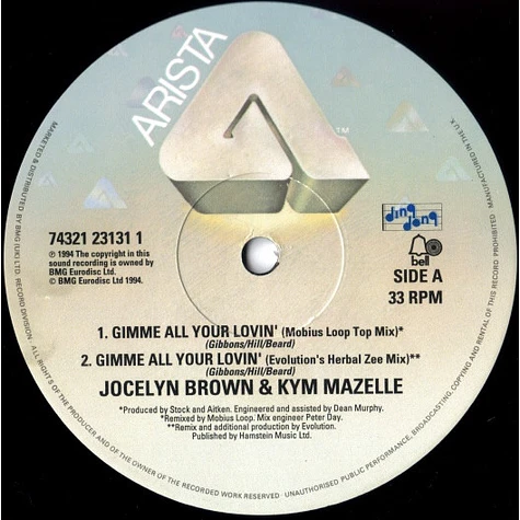 Jocelyn Brown And Kym Mazelle - Gimme All Your Lovin'