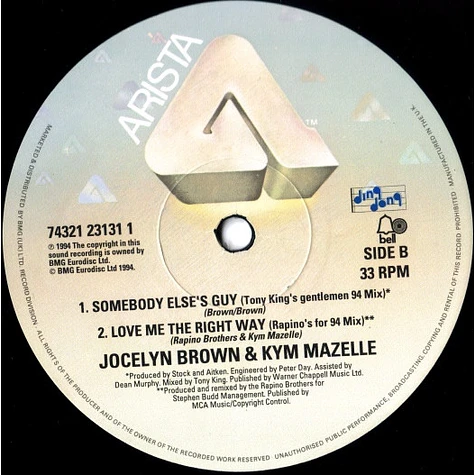 Jocelyn Brown And Kym Mazelle - Gimme All Your Lovin'