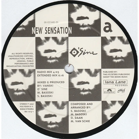 O'Sine - New Sensation