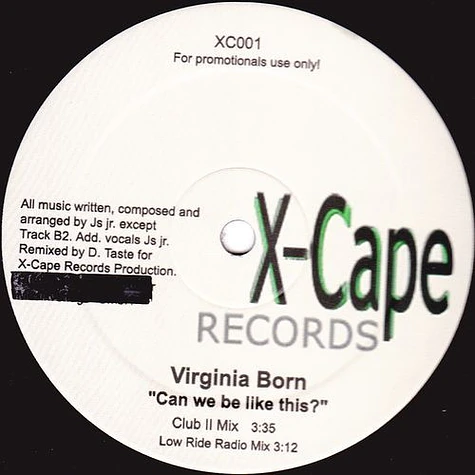 Virginia Born - Can We Be Like This?