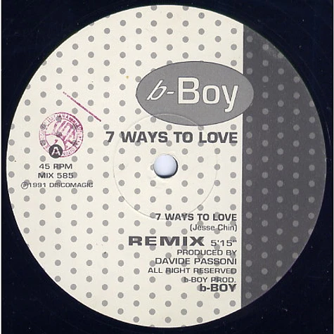 B. Boy - 7 Ways To Love