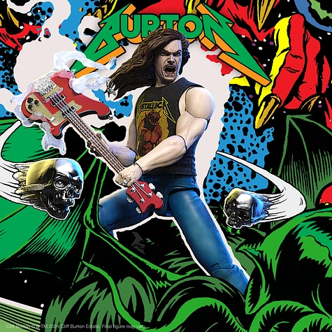 Metallica - Cliff Burton (Superhero Poster) - Ultimates! Action Figure