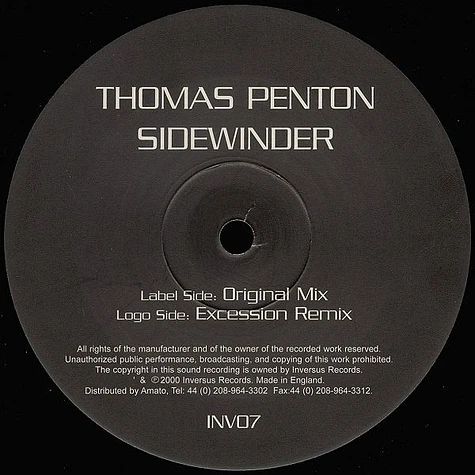 Thomas Penton - Sidewinder
