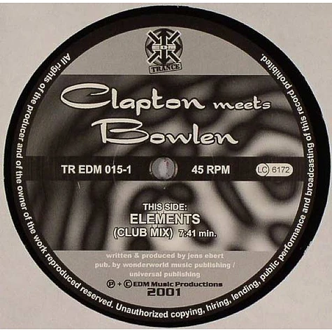 Clapton Meets Bowlen - Elements