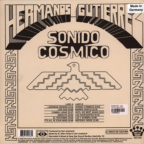 Hermanos Gutiérrez - Sonido Cosmico Black Vinyl Edition