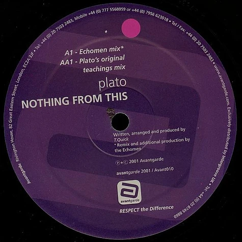 Plato - Nothing From This