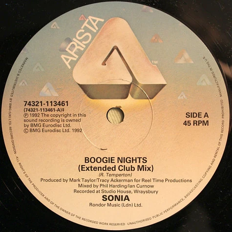 Sonia - Boogie Nights