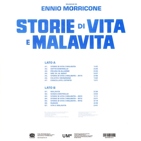 Ennio Morricone - Storie Di Vita E Malavita Record Store Day 2024 Green Vinyl Edition