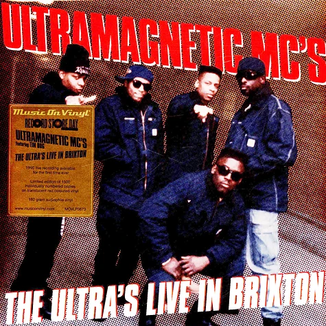 Ultramagnetic MC's - The Ultra's Live At Brixton 1990 Vinyl Record