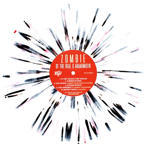 Ot The Real & Araabmuzik - Zombie White, Black And Red Splatter Vinyl Edition
