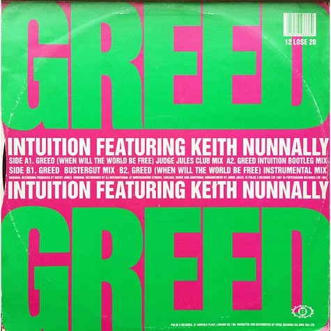 Intuition Featuring Keith Nunnally - Greed