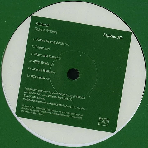 Fairmont - Gazebo Remixes