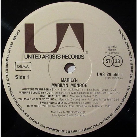 Marilyn Monroe - Songs & Sounds