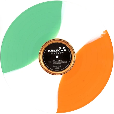 Kneecap - Fine Art Green White Orange Tri Color Vinyl Edition