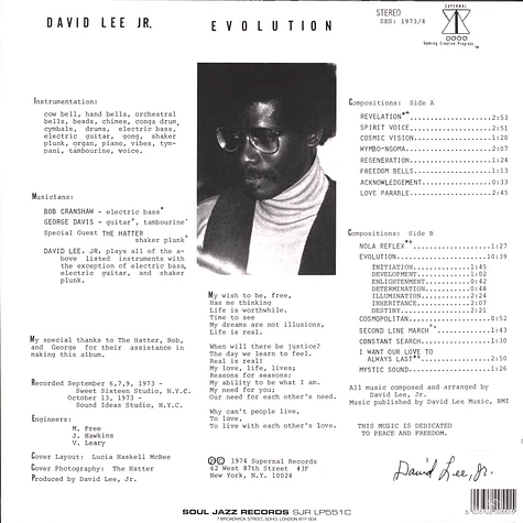 David Lee Jr. - Evolution Magenta Vinyl Edition