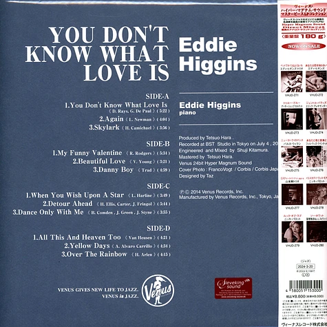 Eddie Higgins - You Don't Know What Love Is