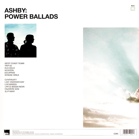 Ashby - Power Ballads Record Store Day 2024 Edition