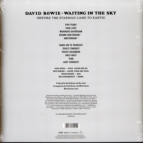 David Bowie - Waiting In The Sky (Before The Stairman Came To Earth) Record Store Day 2024 Vinyl Edition