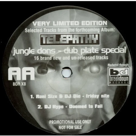 V.A. - Telepathy - Jungle Dons - Dub Plate Special - (Sampler)