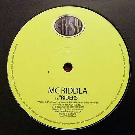 The Ragga Twins / MC Riddla - Colly / Riders