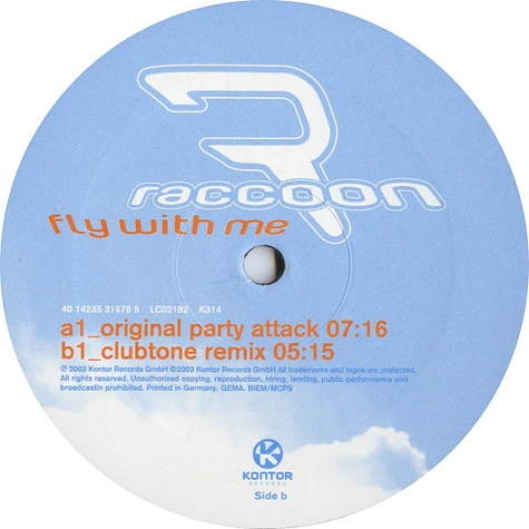 Raccoon - Fly With Me