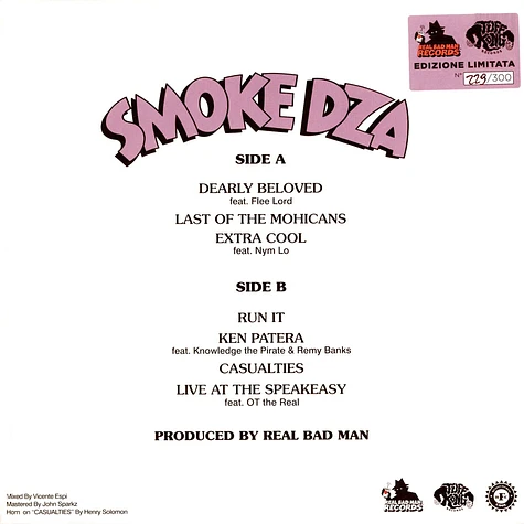 Smoke Dza X Real Bad Man - Mood $Wings Splatter Vinyl Edition