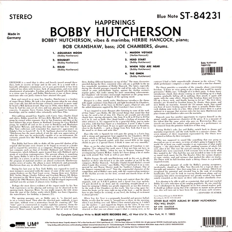 Bobby Hutcherson - Happenings