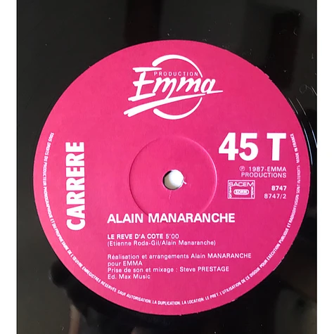 Alain Manaranche - Deux Marins Et Moi