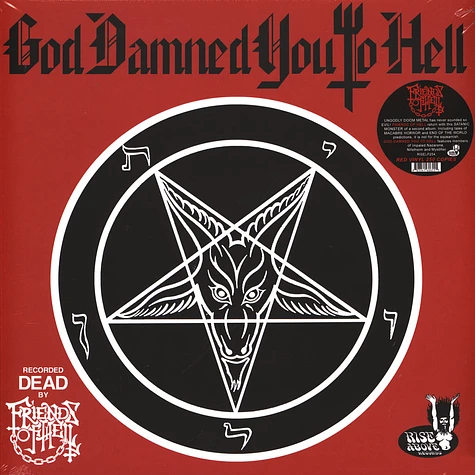 Friends Of Hell - God Damned You To Hell Red Vinyl Edition