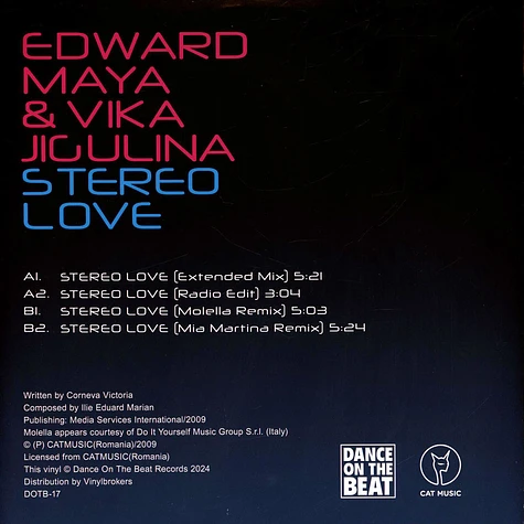 Edward Maya & Vika Jigulina - Stereo Love Blue Vinyl Edtion