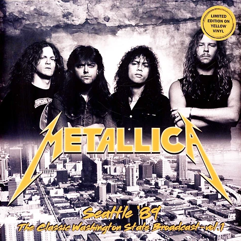 Metallica - Seattle 89 Volume 1 Yellow Vinyl Edtion