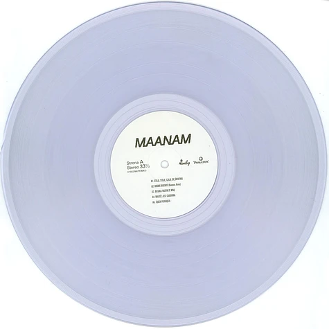 Maanam - Maanam Clear Vinyl Edtion