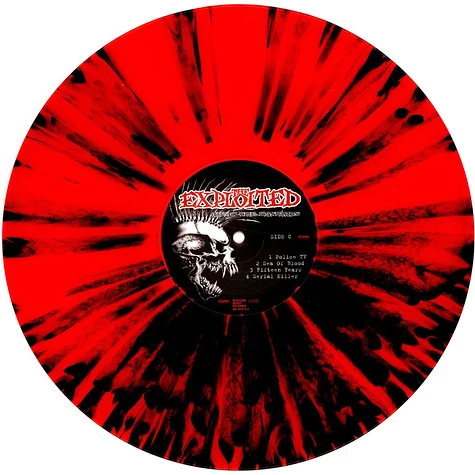 The Exploited - Beat The Bastards Transparent Red Black Splatter Vinyl Edition