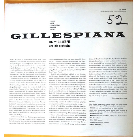 Dizzy Gillespie And His Orchestra - Gillespiana