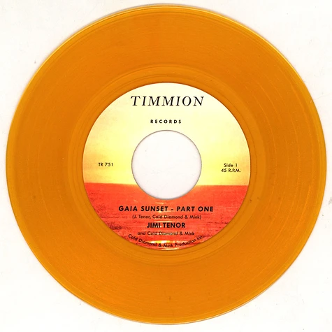 Jimi Tenor - Gaia Sunset Part 1 & 2 Transparent Yellow Vinyl Edition