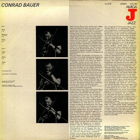 Conrad Bauer - Conrad Bauer