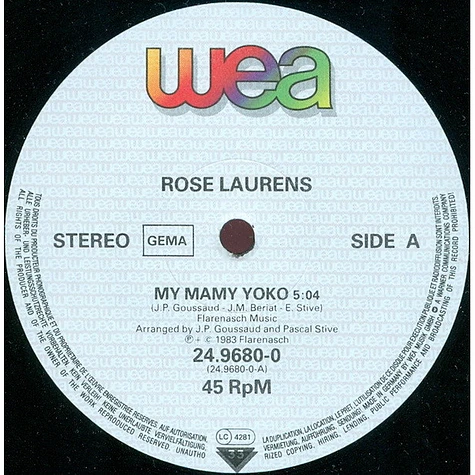 Rose Laurens - Mamy Yoko