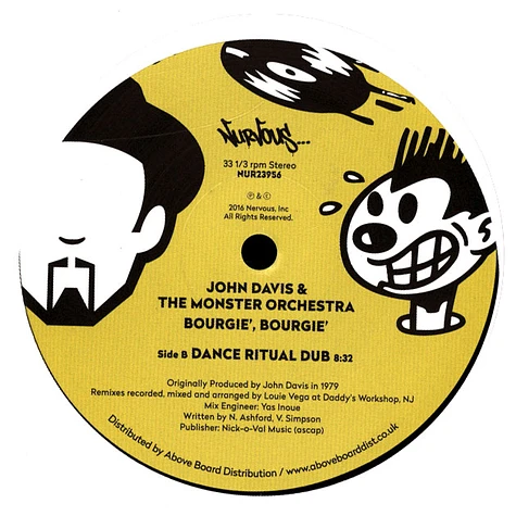John Davis & The Monster Orchestra - Bourgie. Bourgie Louie Vega Remixes
