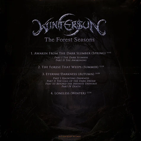 Wintersun - The Forest Seasons Clear Green Splatter Vinyl Edition