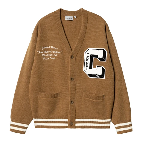 Carhartt WIP - Brown Ducks Cardigan