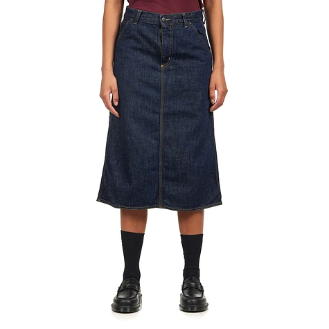 Carhartt WIP - W' Single Knee Skirt "Camano" Denim, 12 oz