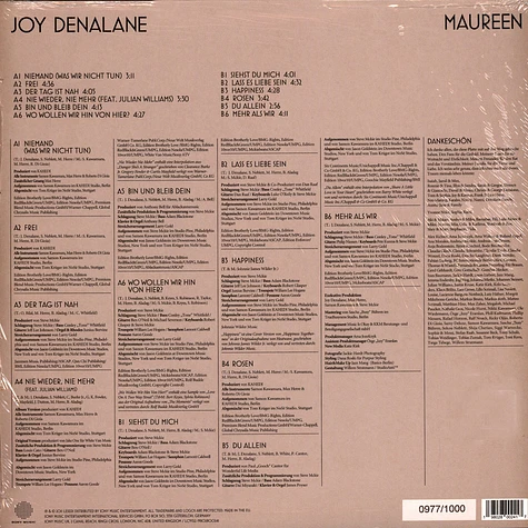 Joy Denalane - Maureen Colored Vinyl Edition