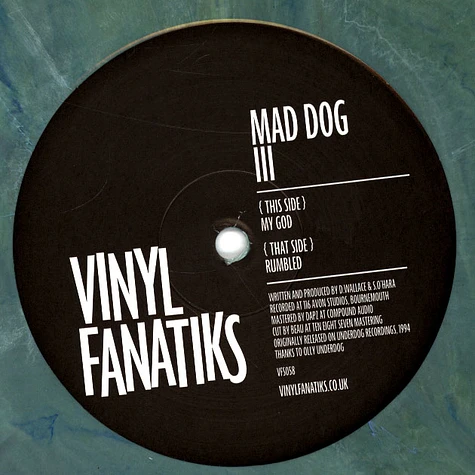 Mad Dog - Mad Dog III Neptune Blue Vinyl Edition