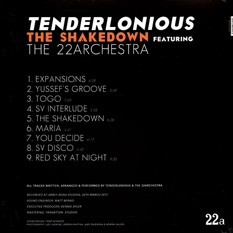 Tenderlonious - The Shakedown Feat. The 22archestra Colored Vinyl Edition