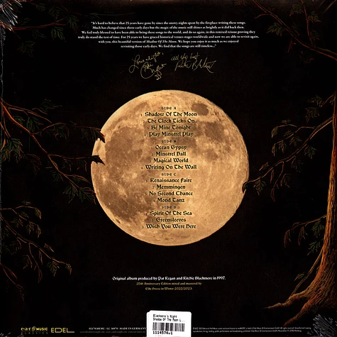 Blackmore's Night - Shadow Of The Moon Limited Red Vinyl Edition